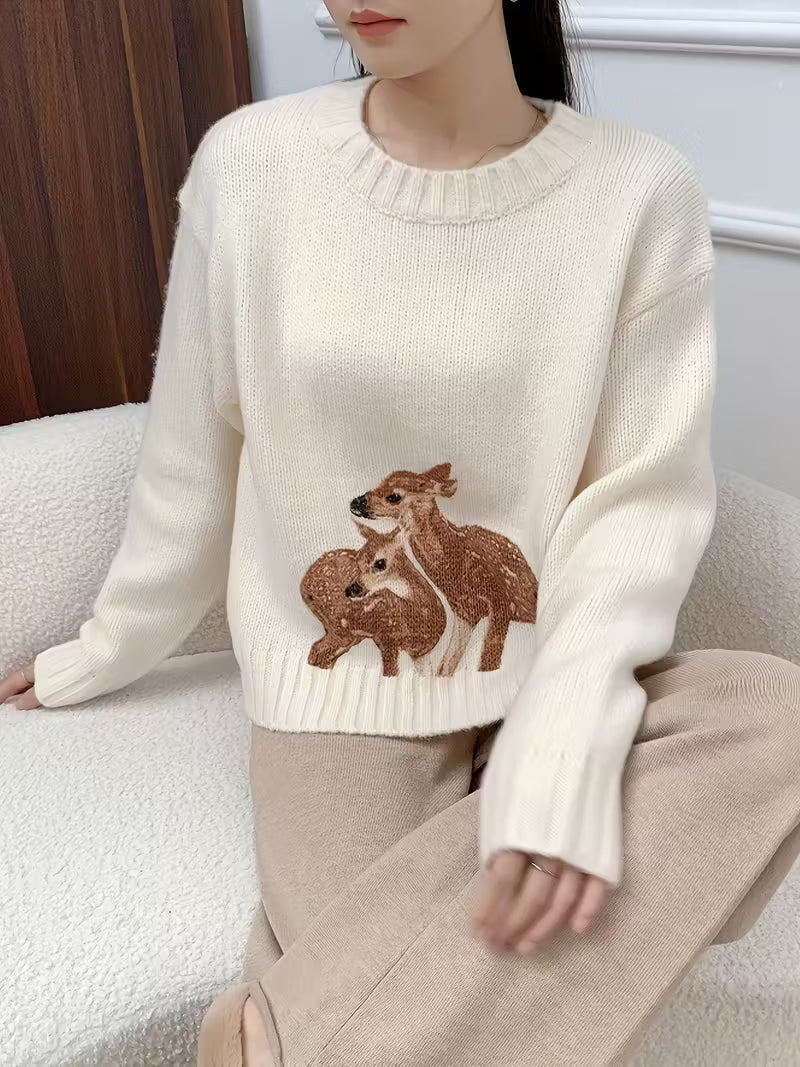 ZooRom New Age Slim Sweater – Beige