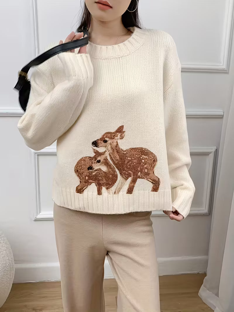 ZooRom New Age Slim Sweater – Beige