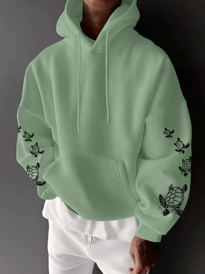 ZooRom Sea Turtle Hoodie – Light Green